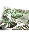 Chemin de table à feuilles tropicales
