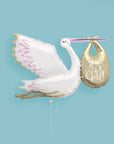 Jumbo It's a Girl Stork Foil Balloon