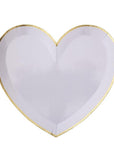 Assiettes Coeur Party Palette - Grandes
