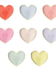 Platos de corazón de paleta de fiesta - Pequeños