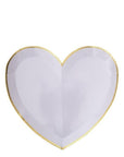 Platos de corazón de paleta de fiesta - Pequeños