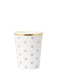 Tazas de corazón de paleta de fiesta