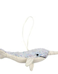 Sequin Narwhal Ornament
