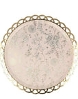 Floral Chinoiserie Lattice Plates