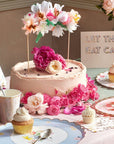 Floral Chinoiserie Lattice Plates
