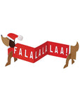 Meri Meri Dachshund Christmas Card