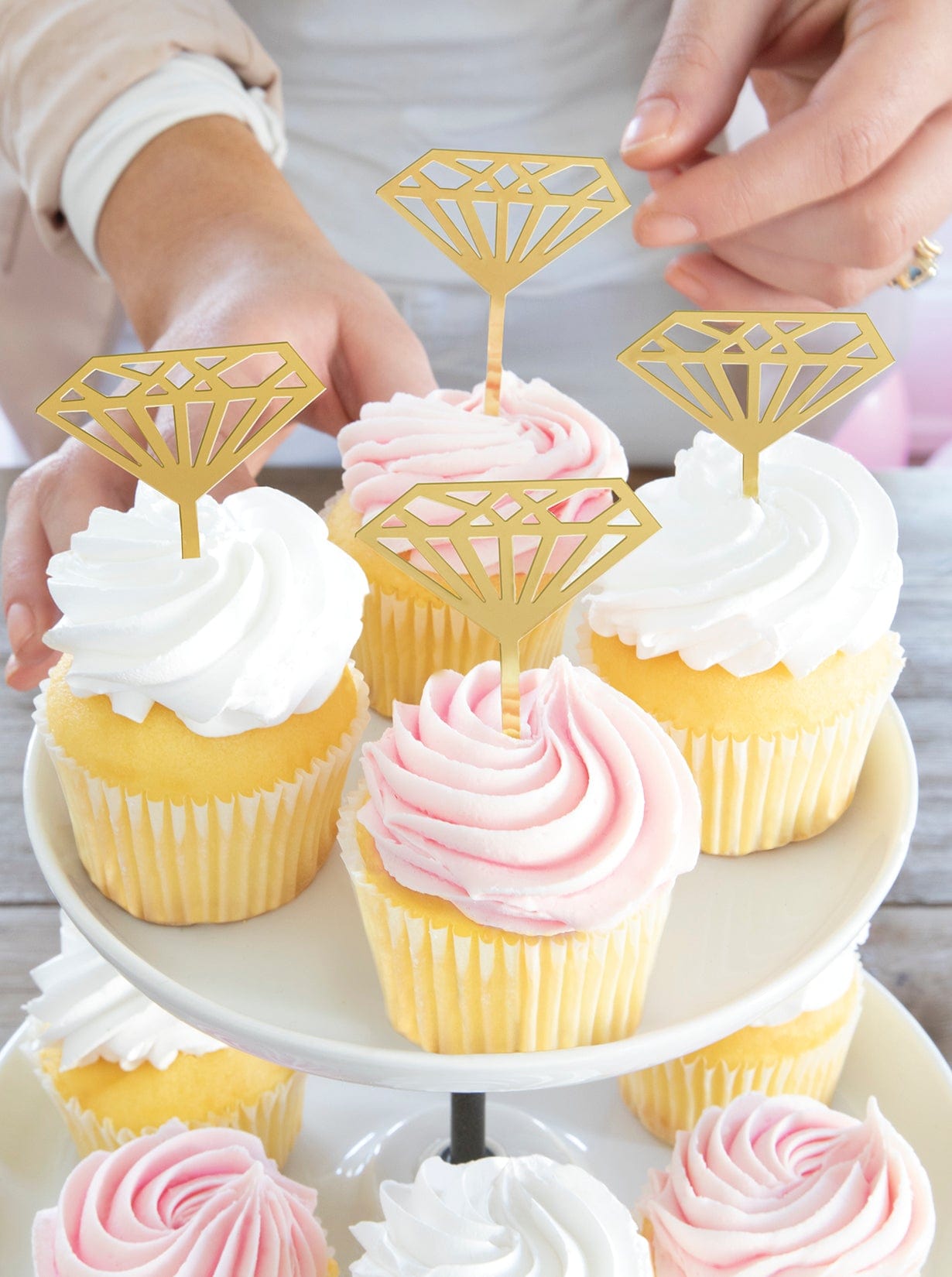 She&#39;s A Gem Cupcak Toppers