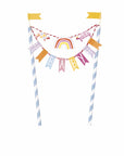 Baby Pennant Garland Cake Topper