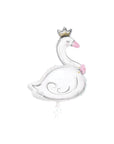 Jumbo Swan Princess Foil Balloon
