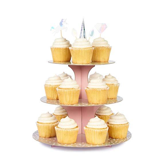 Iridescent Silver Treat Stand