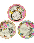 Wonderland Assorted Tea Plates