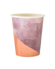 Amethyst and Rose Gold Cups