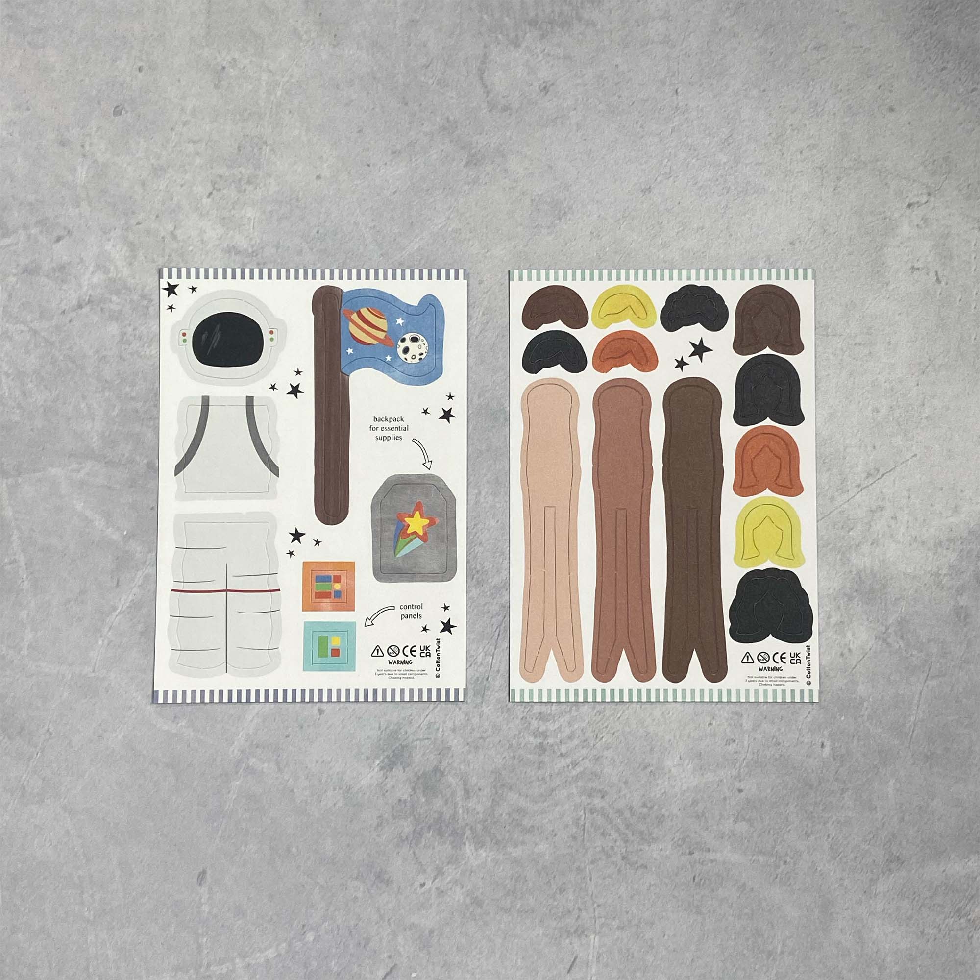 Make Your Own Astronaut Peg Doll Kit