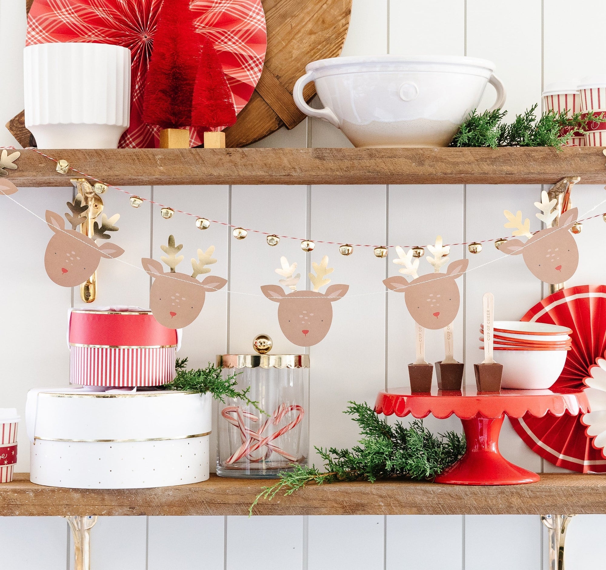 Rudolph and Jingle Bell Banner Set