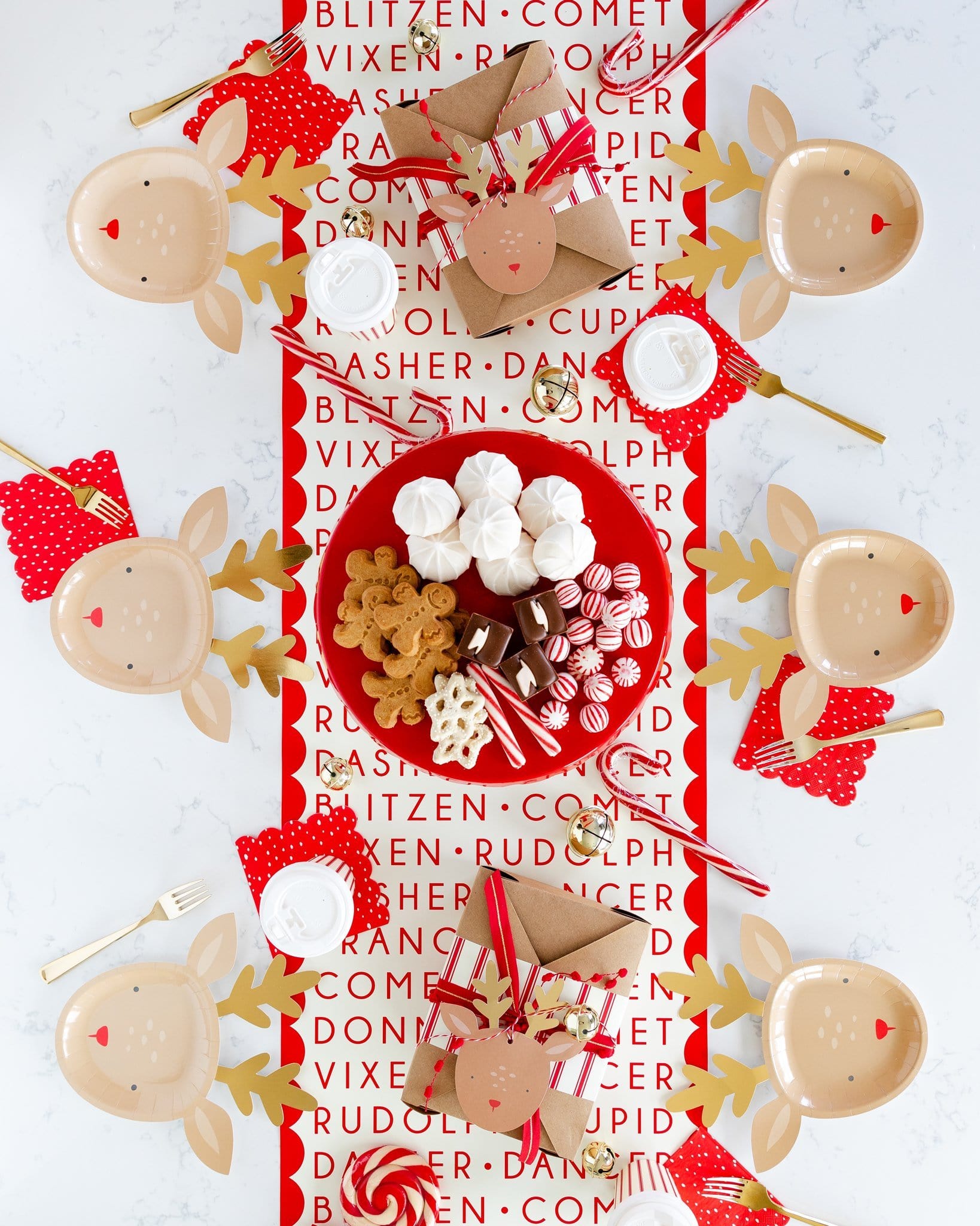 Rudolph the Reindeer Plates