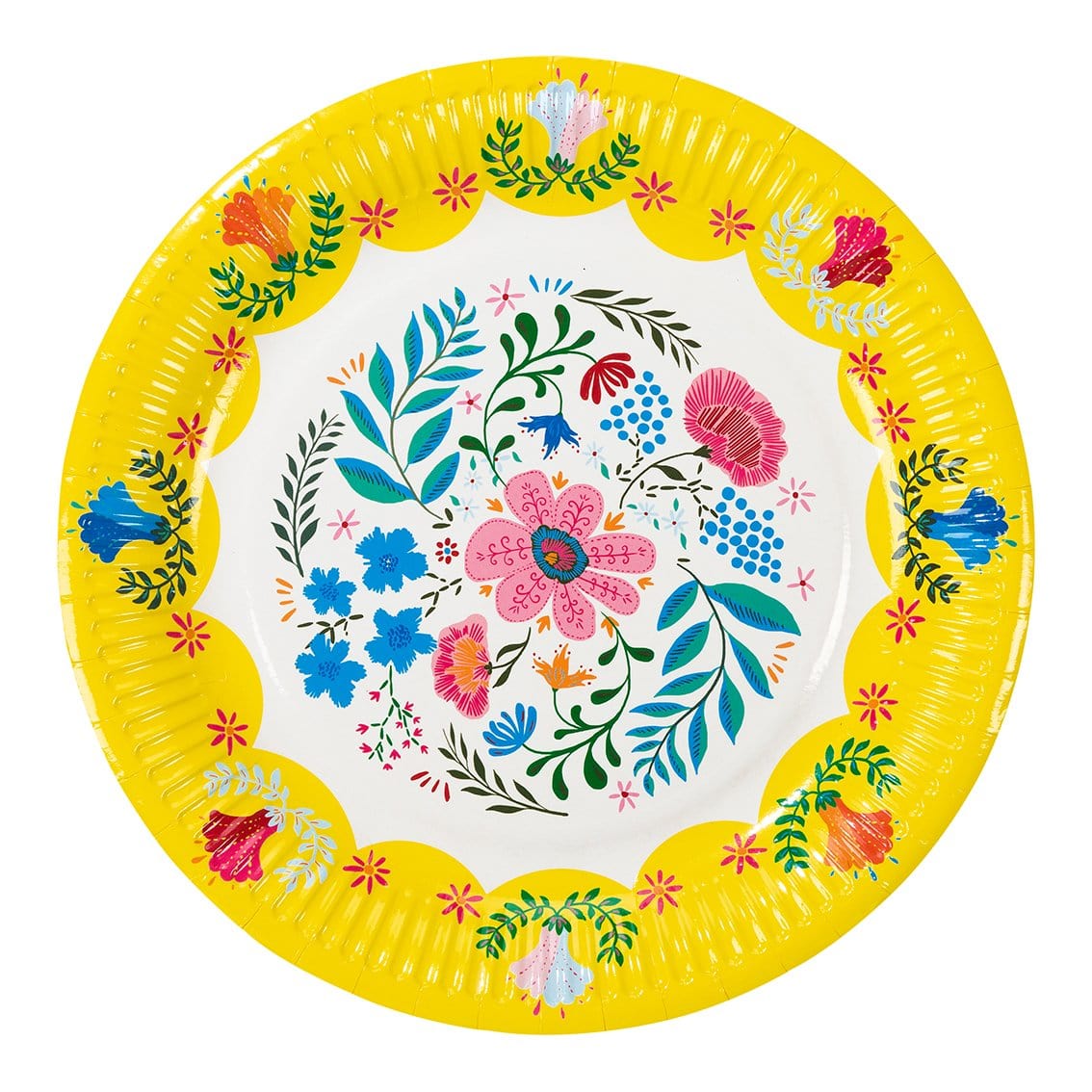 Boho Floral Plates