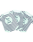 Mint Born to Be Loved Onesie Napkins