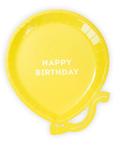 Assiettes d'anniversaire de ballons Rainbow Mix