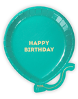 Assiettes d'anniversaire de ballons Rainbow Mix