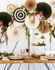 Botanical Party Fan Decorations
