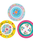 Bohemian Floral Plates