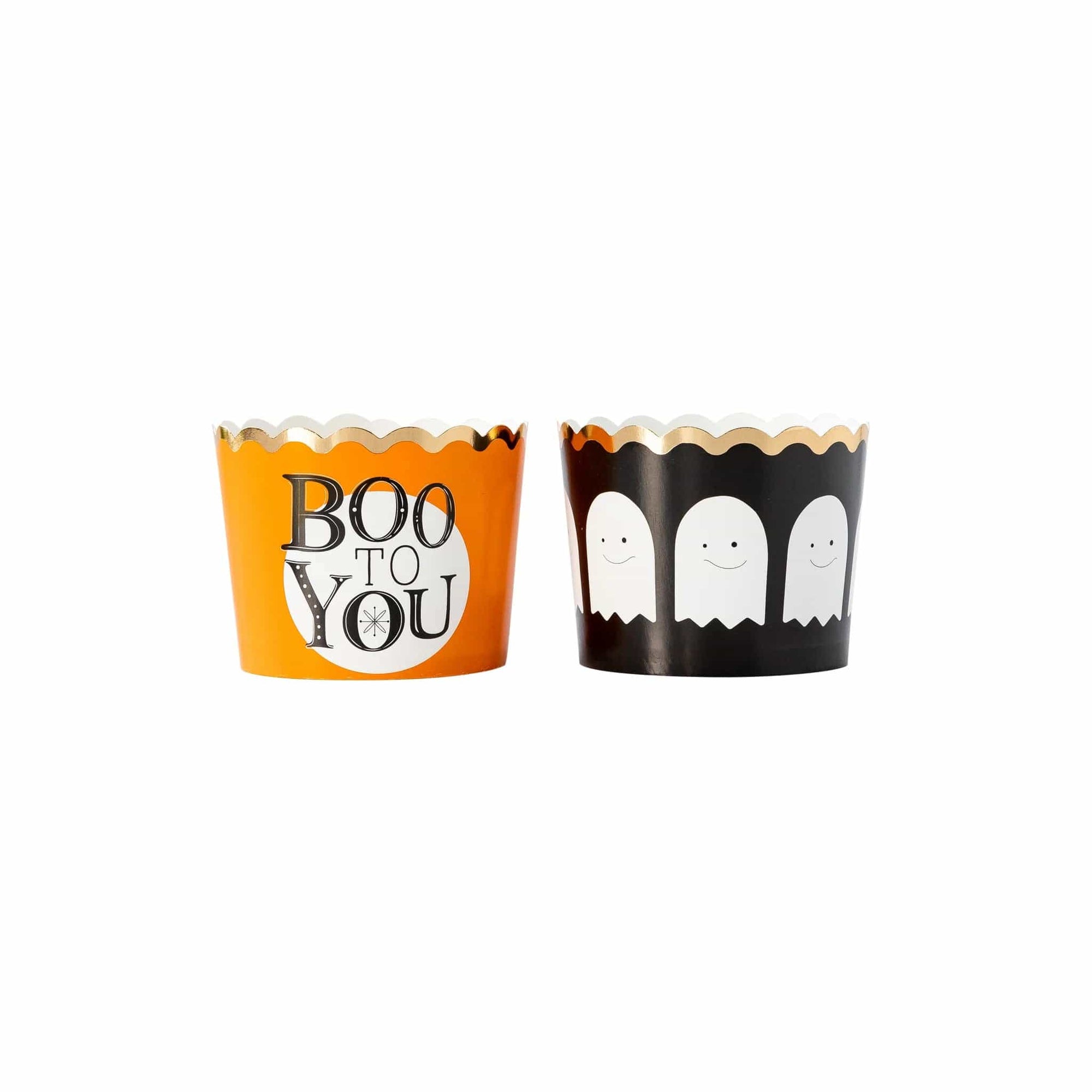 Boo to you ghost baking cups