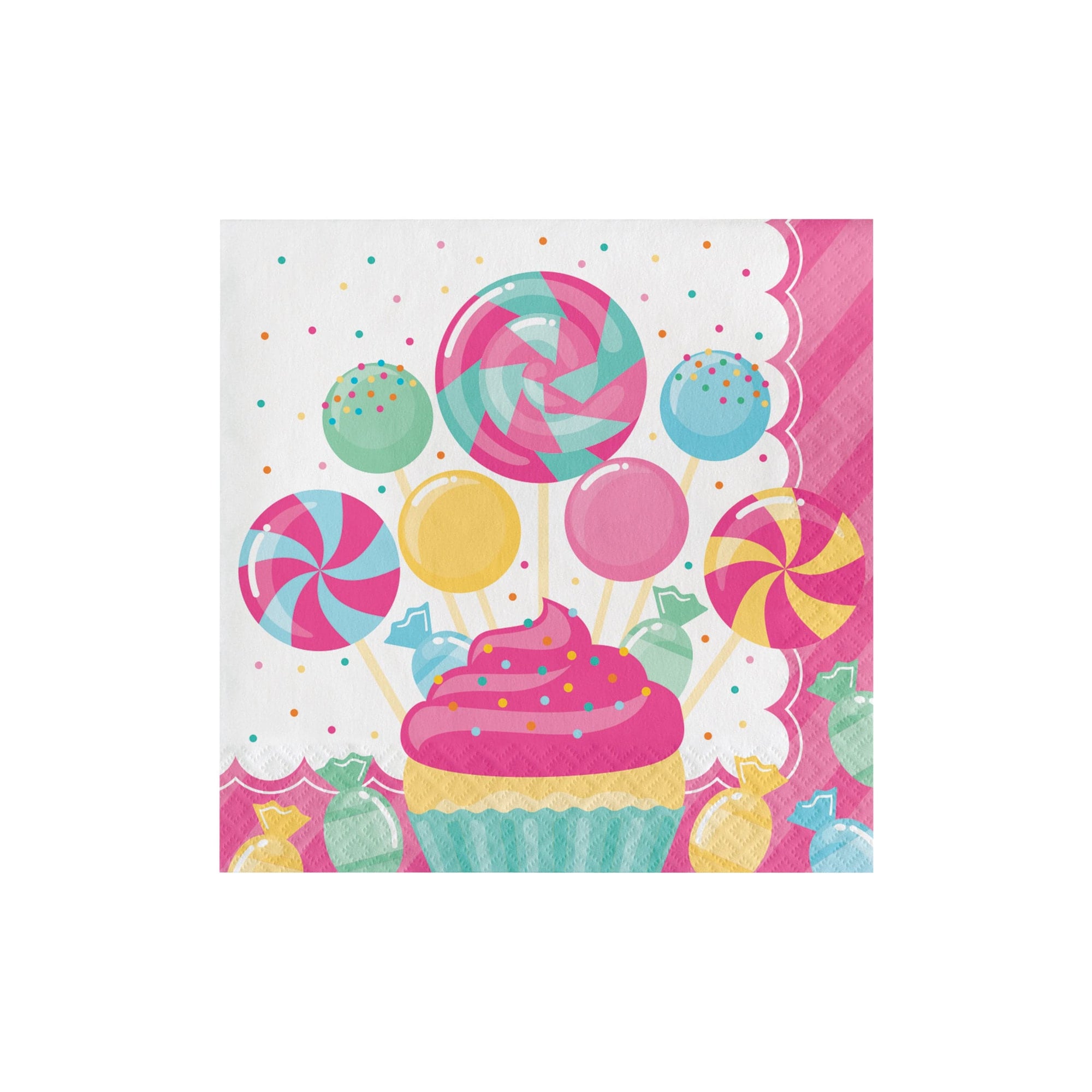 Serviettes Candyland - Grandes