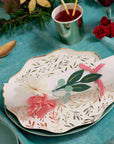 Assiettes Baies et Feuilles d'Or - Grandes