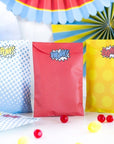 Superhero Comic Pop Party Treat Bags