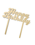 Happy Birthday Acrylic Cake Topper