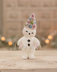 Pastel Tree Hat Snowman With Merry Banner