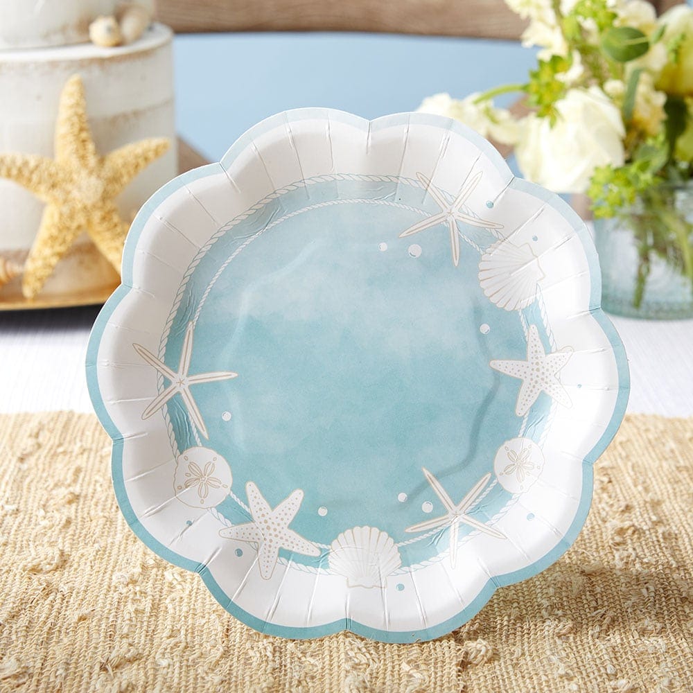 Assiettes festonnées sous la mer - Petites