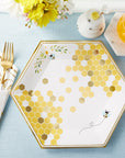 Platos de abeja en forma de panal - Grandes