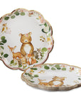 Woodland Critter Plates - Large