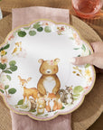 Woodland Critter Plates - Large