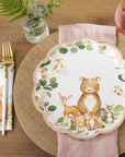 Woodland Critter Plates - Large