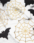 Gold Halloween Spiderwebs