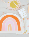 Boho Rainbow Plates