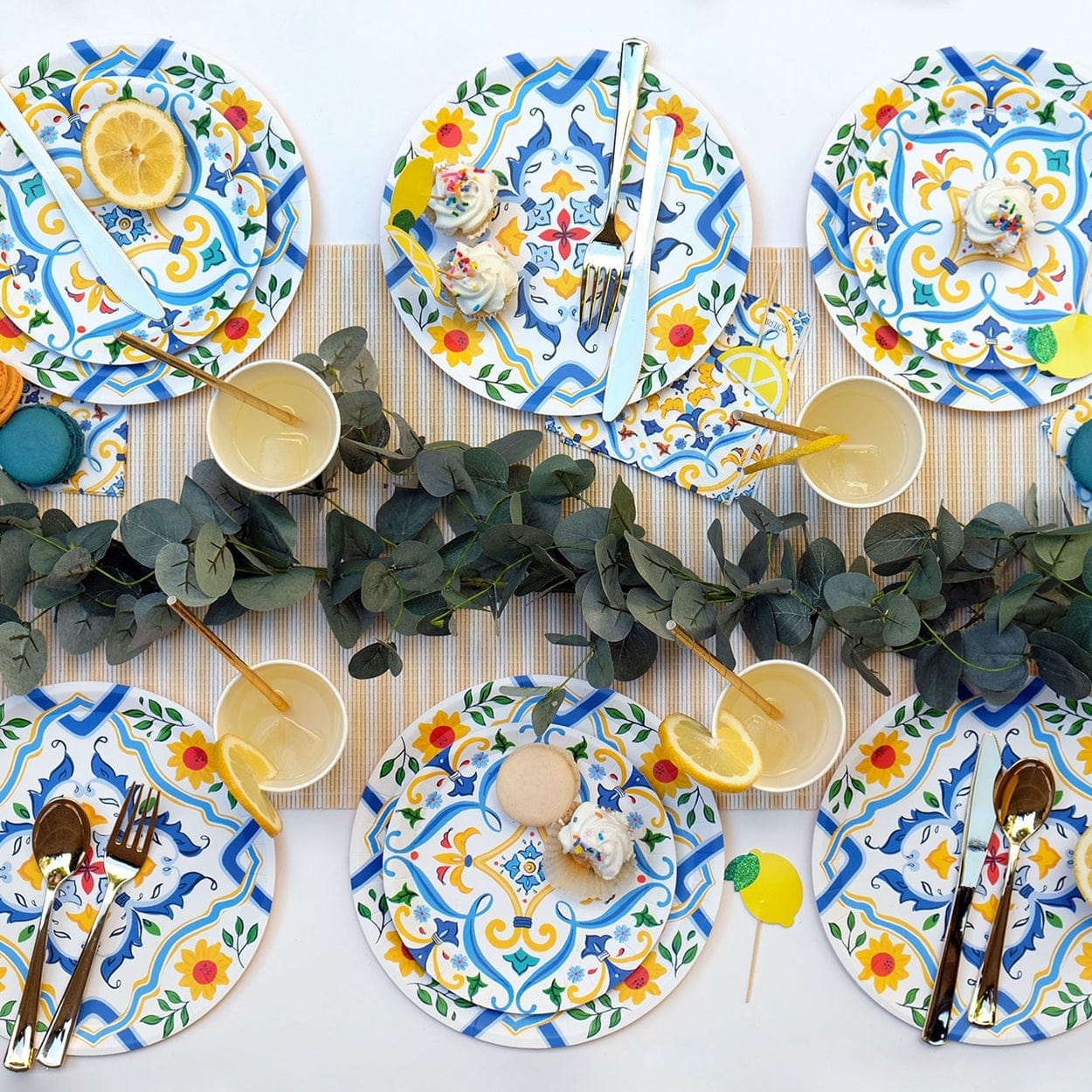 Lemon Cupcake Picks