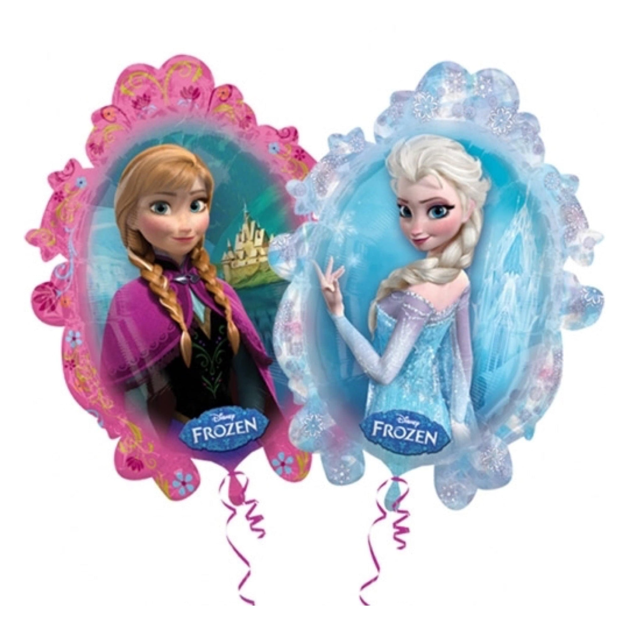 Double-Sided Frozen Elsa &amp; Anna Balloon
