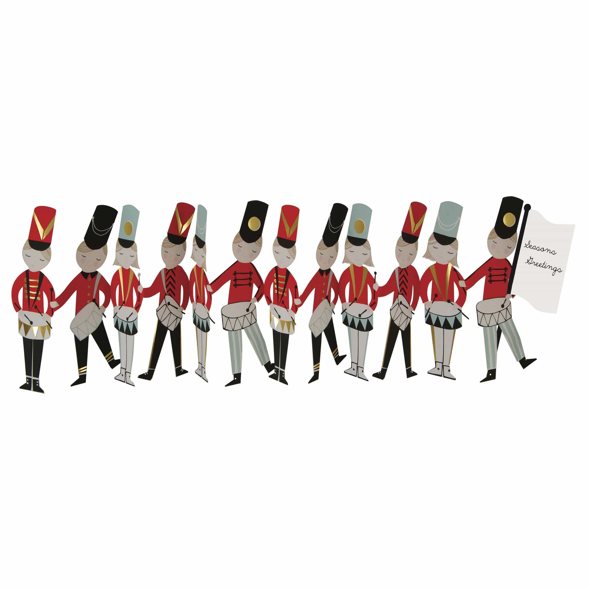 Drummers Concertina Card