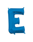 Mini ballons lettres en aluminium bleu