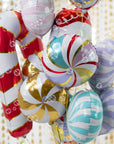 Ballon en aluminium bonbon rouge