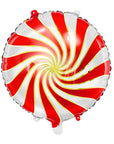 Ballon en aluminium bonbon rouge