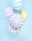 Ballon en aluminium bonbon doré