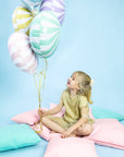 Ballon en aluminium bonbon doré