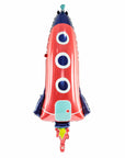Red Rocket Foil Balloon