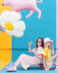 Pink Leopard Foil Balloon
