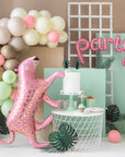 Pink Leopard Foil Balloon