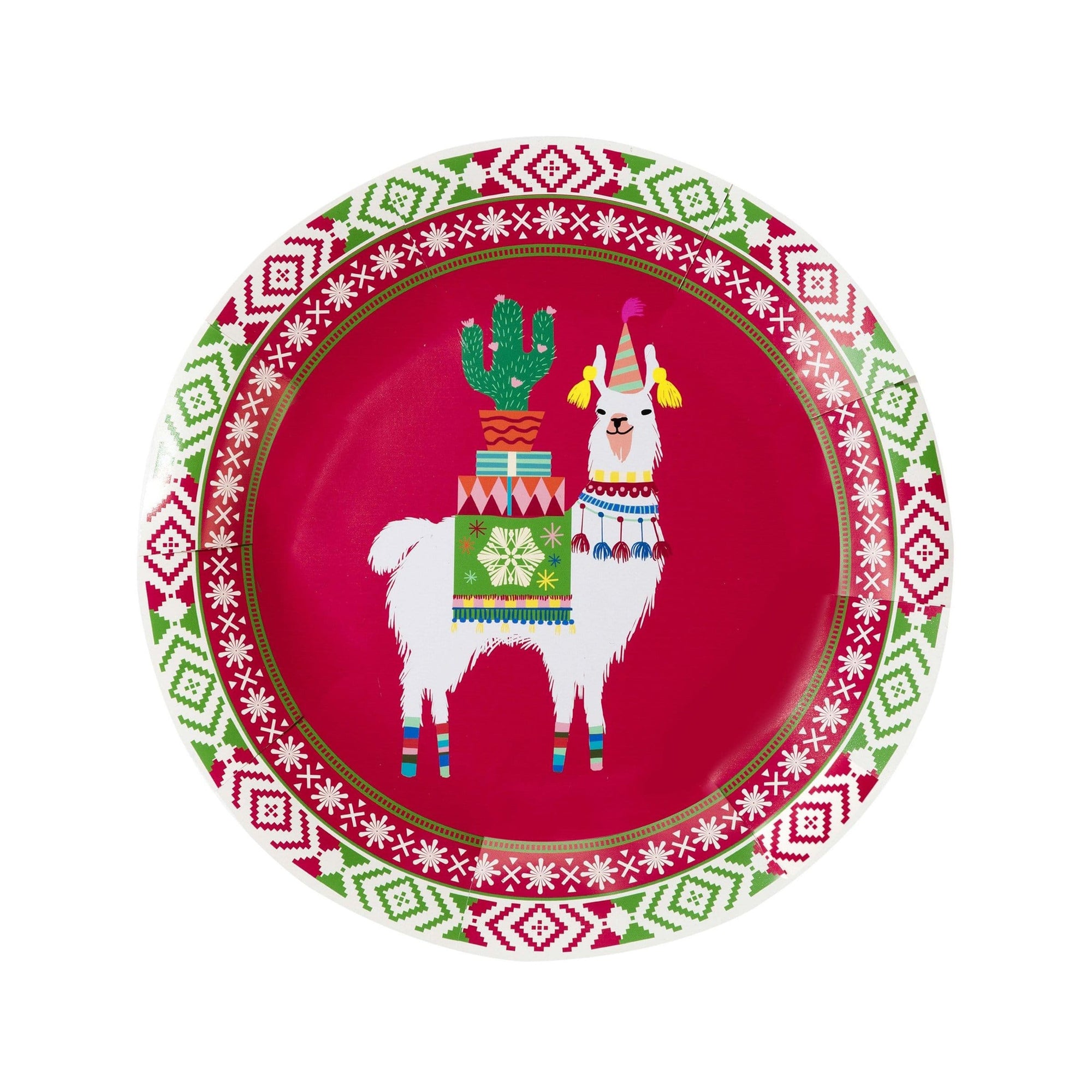Llama Party Plates